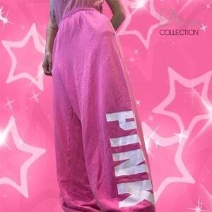 Y2k Styled Victoria’s Secret PINK 2022 Hot Pink Sweat Pants